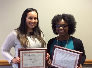 Hazel and Alisha won the 2016 Mentoring and Diversity Awards!